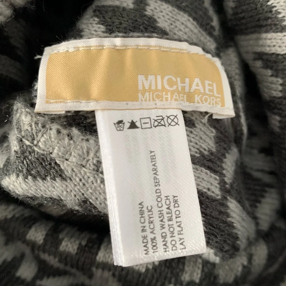 MICHAEL Michael Kors Logo Print Knit Beanie